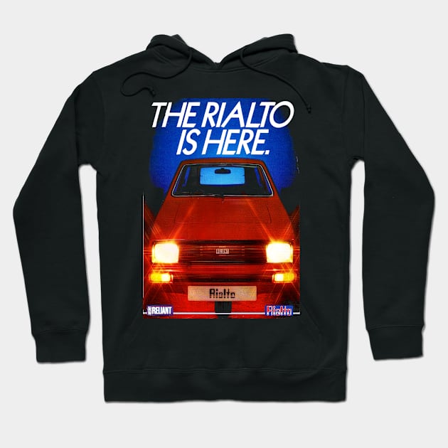 RELIANT RIALTO - advert Hoodie by Throwback Motors